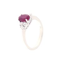 Ring Roman Gioielli Woman in White Gold Rubino 1.18 Ct AN.RUB-J-6 - AN.RUB-J-6